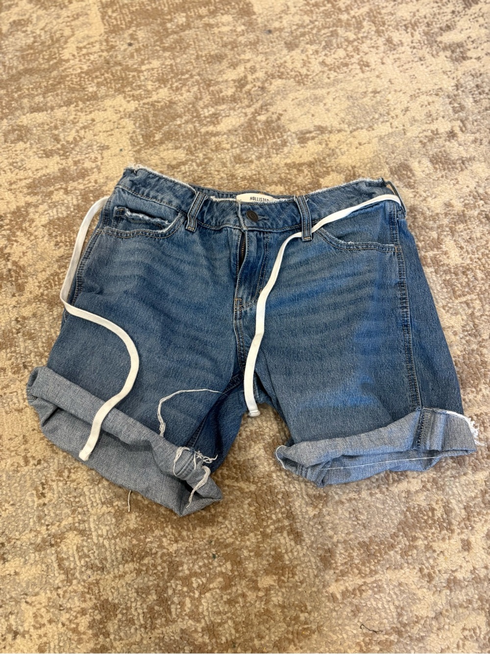 Hollister Light Blue Low-Rise Baggy Jeans